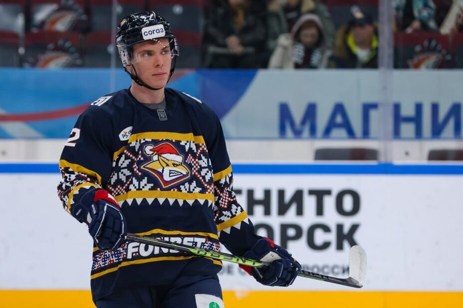    Данила Юров выбыл до конца «регулярки». Фото: ХК «Металлург»