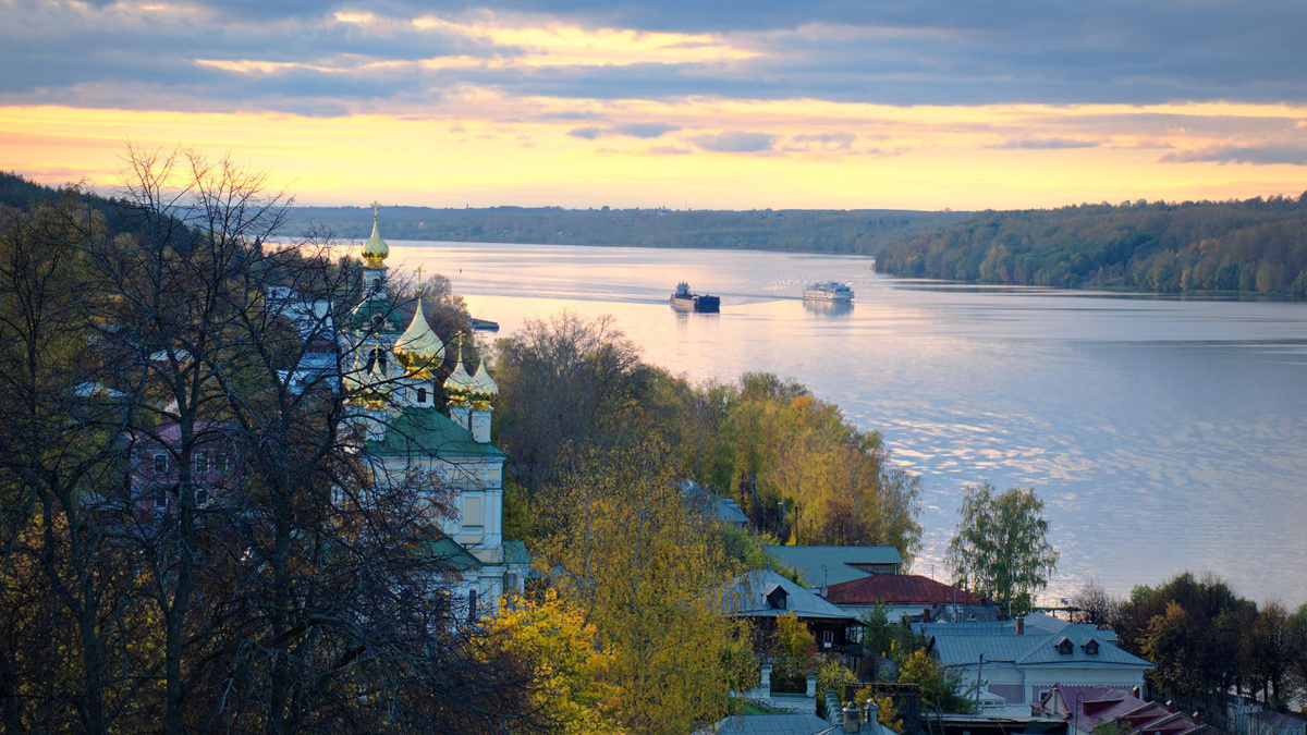Волжский пейзаж. Фото: Юрий Кольцов, участник конкурса РГО «Самая красивая страна»