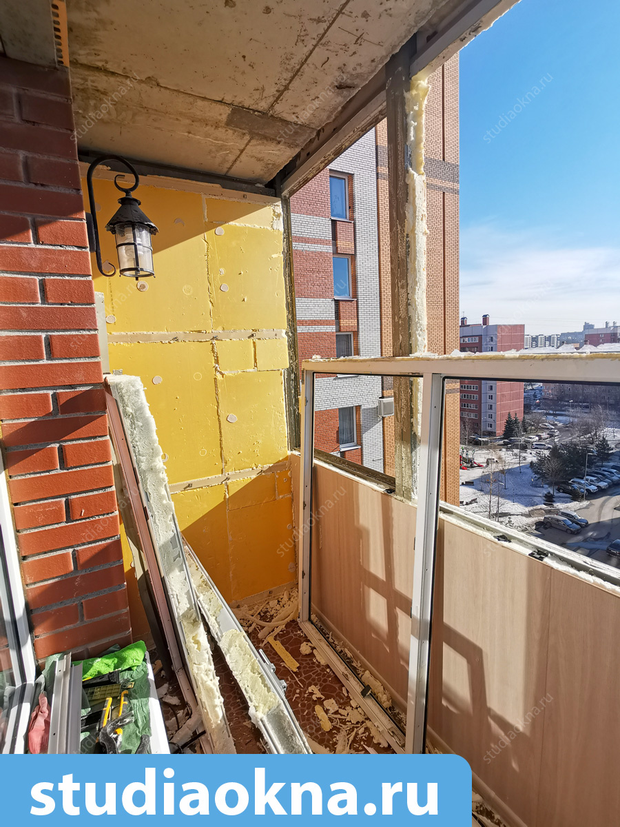 Замена остекления дом на Богатырском 22