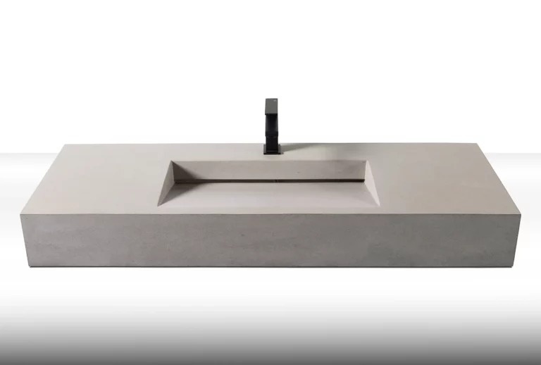 Умывальник из микроцемента