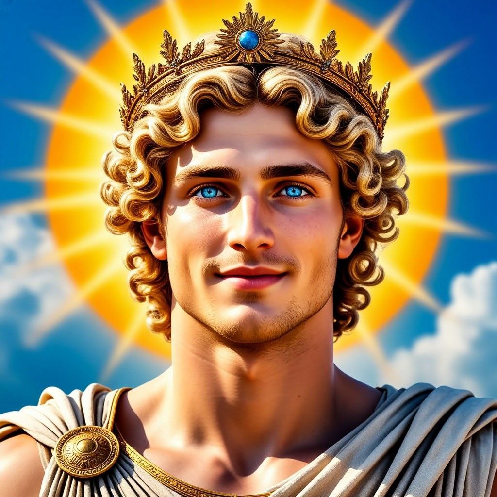 Всевидящий бог Солнца (нейросеть)