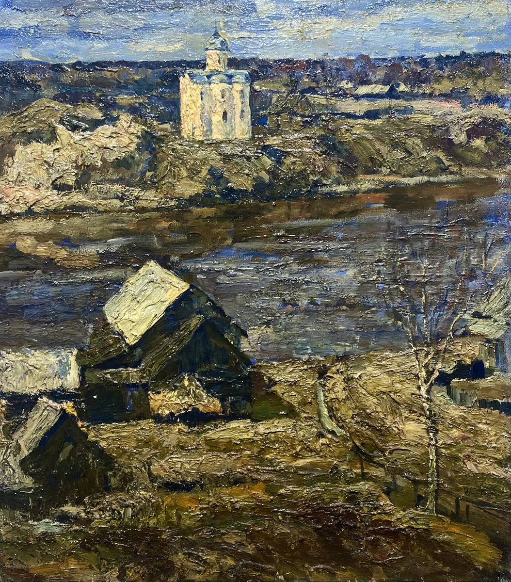 Латышенко Н. П. Старая Ладога. Холст /масло, 1983 г.