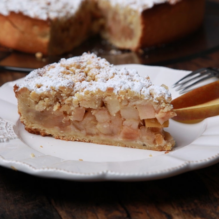 Тиролький пирог с яблоками