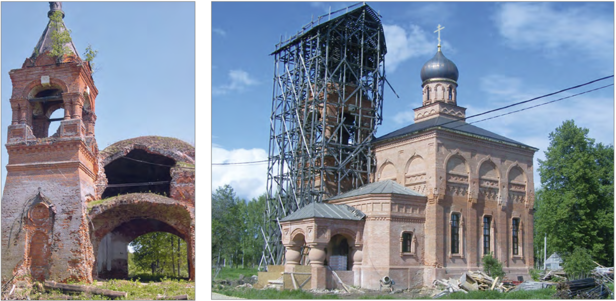 Храм Рождества Пресвятой Богородицы. 1897 год. Урочище Понизовье Наро-Фоминского района Московской области