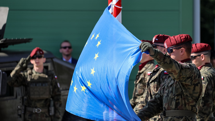     Европейские военнослужащие  Dominika Zarzycka / SOPA Images / LightRocket via Getty Images