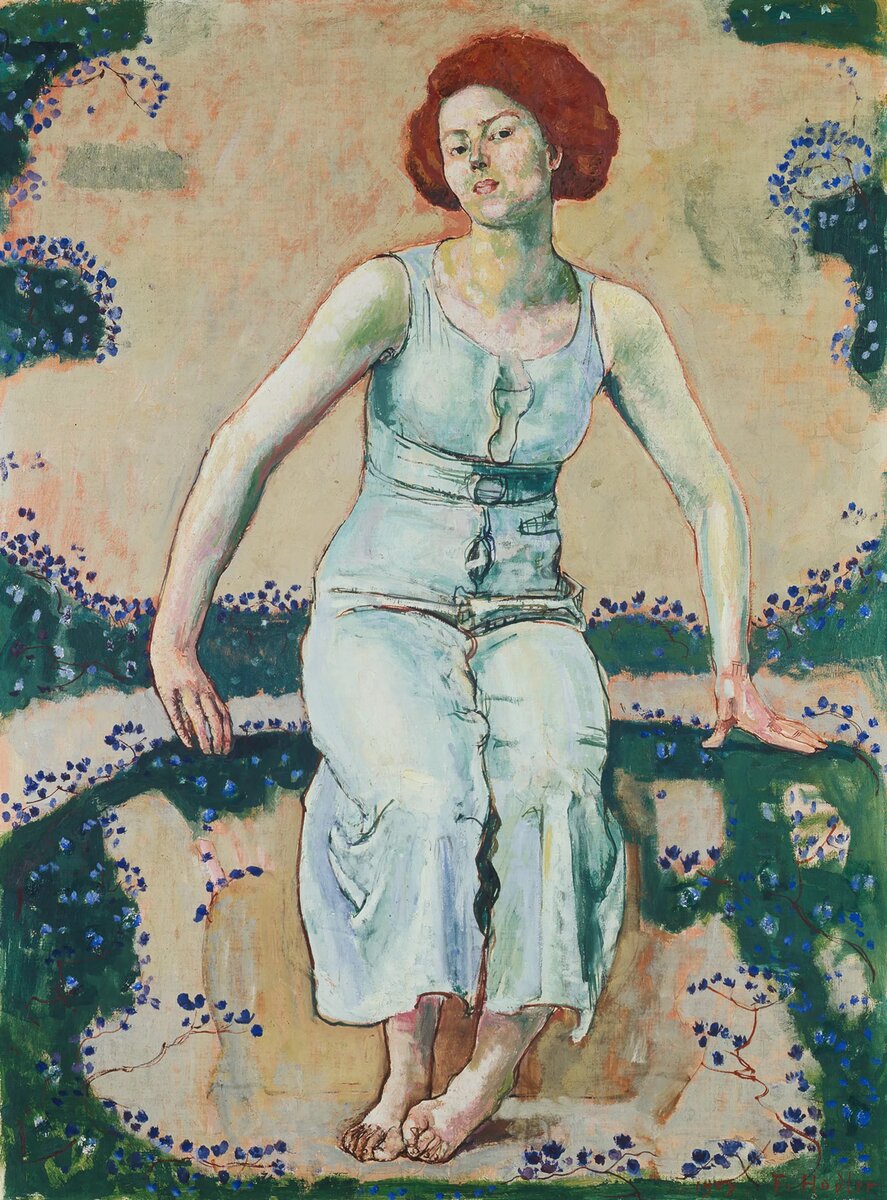 Фердинанд Ходлер "Женщина в саду"