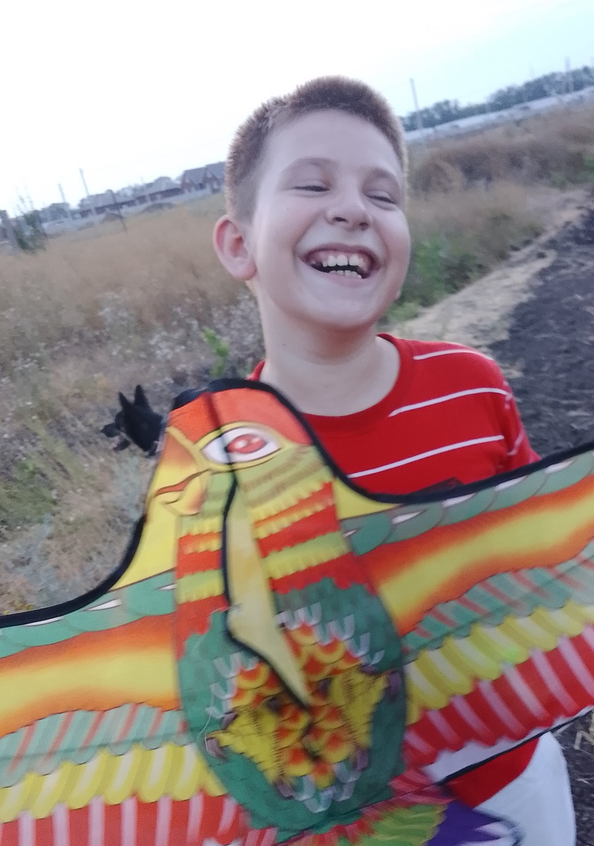 Змея запускать очень весело.