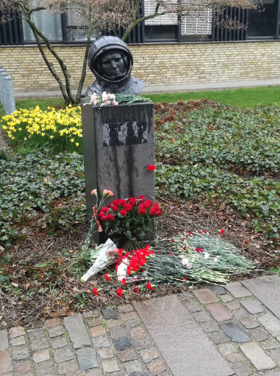 Бюст Ю. Гагарина в Кливленде (США).Открыт в августе 2019 года.