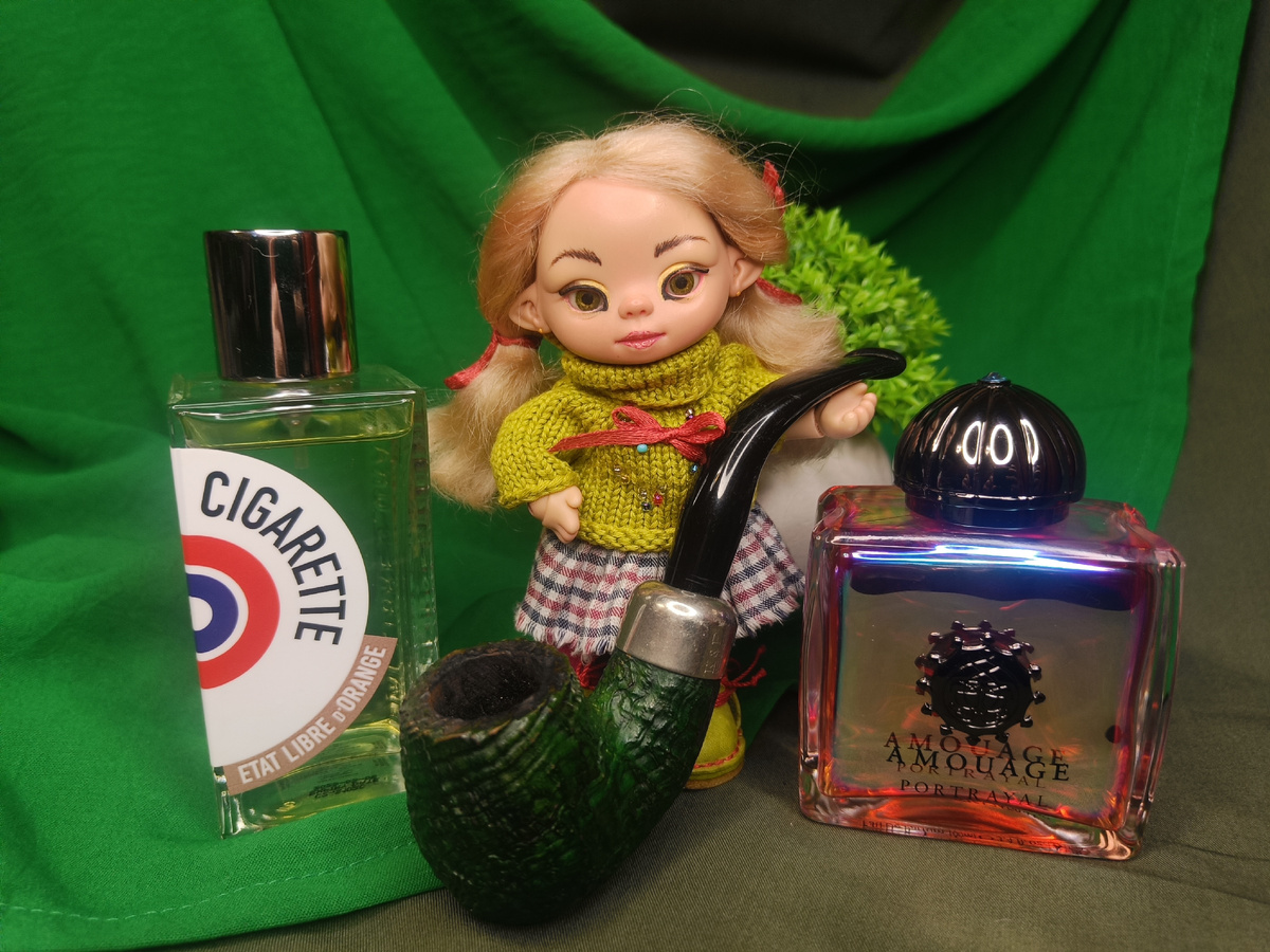 У нас он сегодня с табаком. Так что Танечка предупреждает - курение вредно для вашего здоровья!