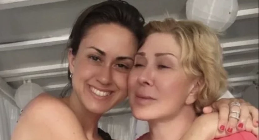 Любовь Успенская с дочкой Татьяна 