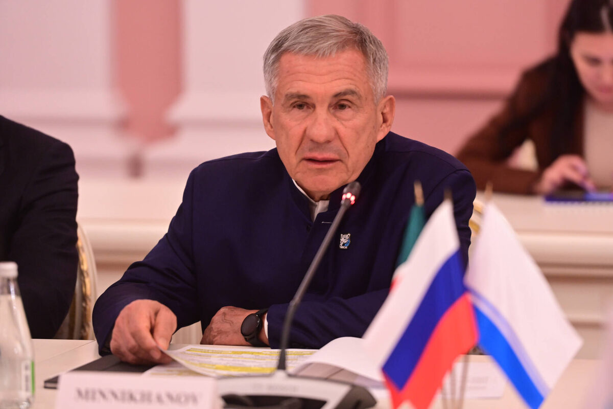 Раис Татарстана Рустам МиннихановФото: пресс-служба Раиса РТ