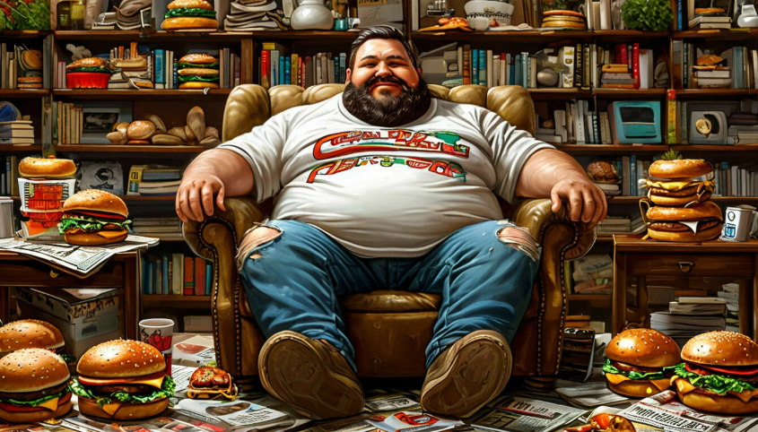 Типовой представитель современного Общества Потребления в своих природных условиях