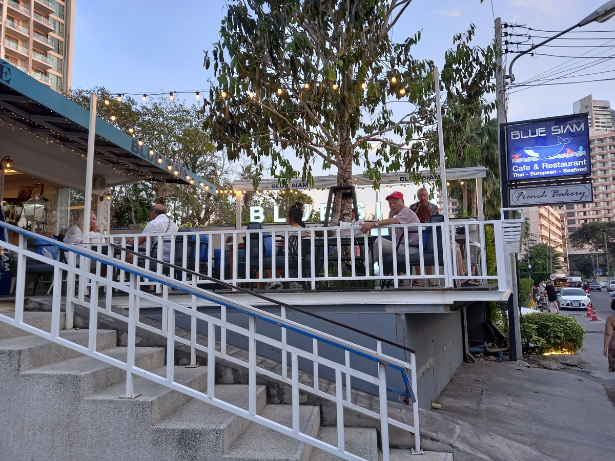 Blue Siam Cafe in North Pattaya. Thailand.