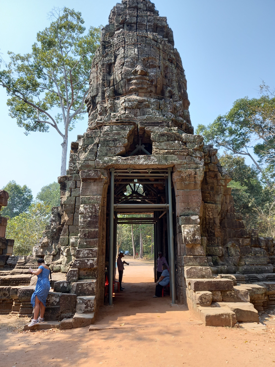 Architectural complex of Angkor Wat. Cambodia.