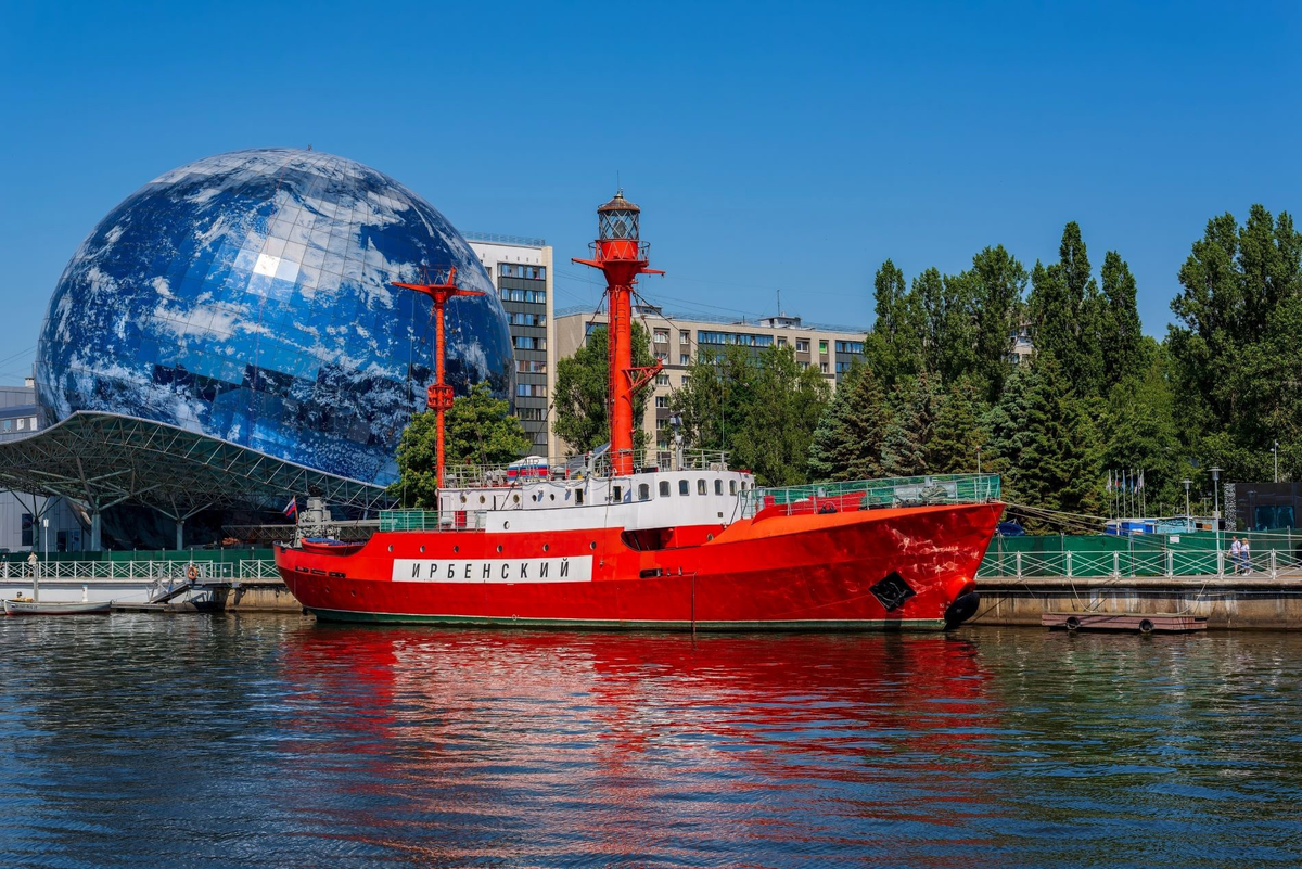 Ирбенский плавучий маяк Россия 🇷🇺