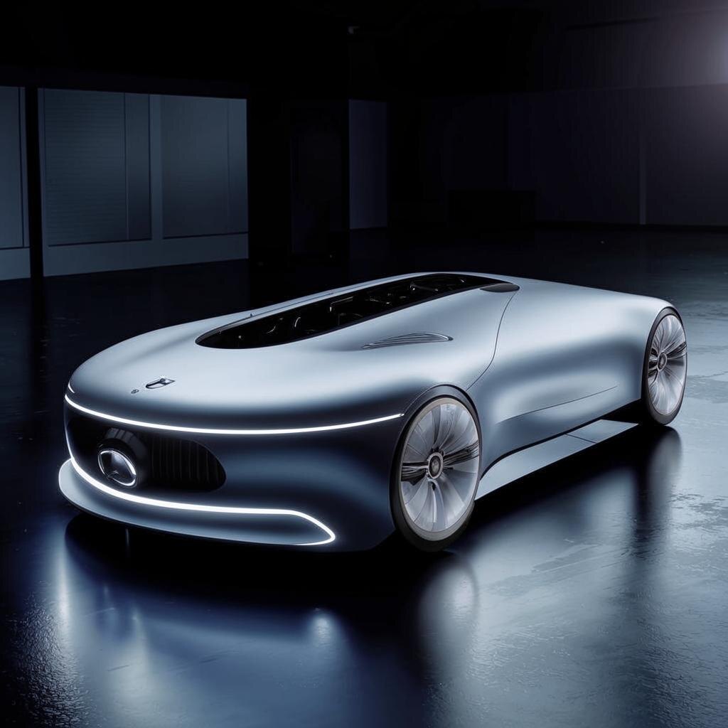 Концепт будущего автомобиля от партнерства между Mercedes-Benz и Hesai