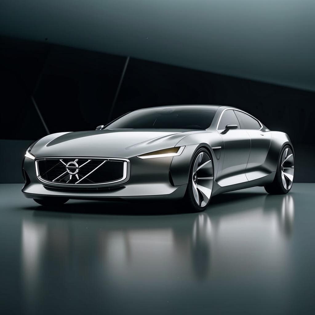 Новый концептуальный дизайн для Volvo, подчеркивающий его премиальность и качество