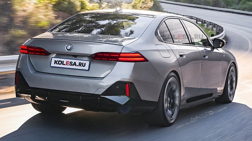    Рендер обновлённой BMW 5 серии