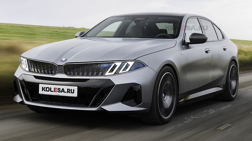    Рендер обновлённой BMW 5 серии