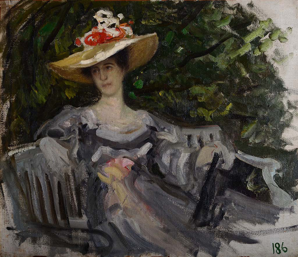 Коровин К.А. Портрет княгини М. К. Тенишевой. 1899. Смоленский государственный музей-заповедник.