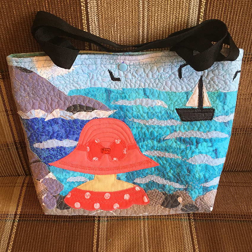 Пляжная сумка для внучки, которая очень любит море