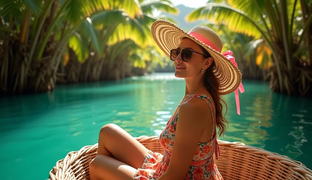 Прогулка. Плетеные лодки-корзины 