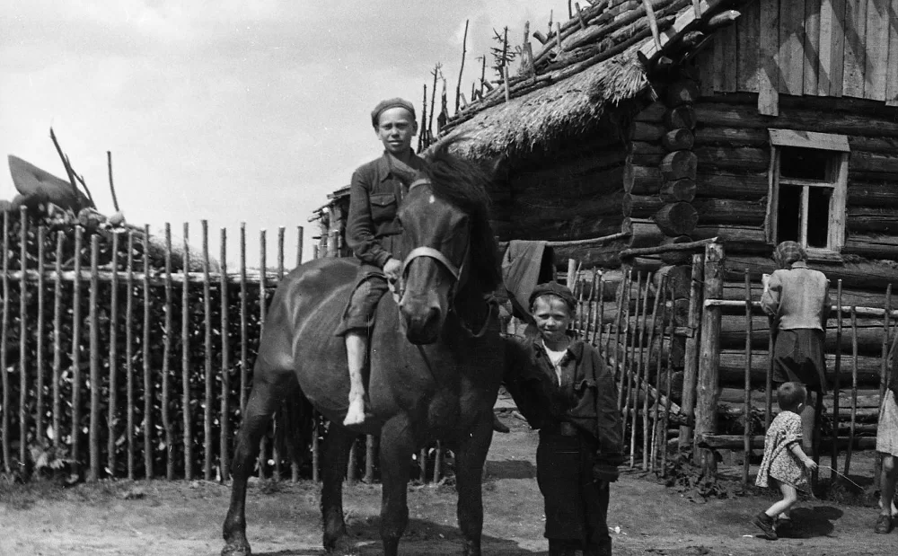 Подросток на лошади