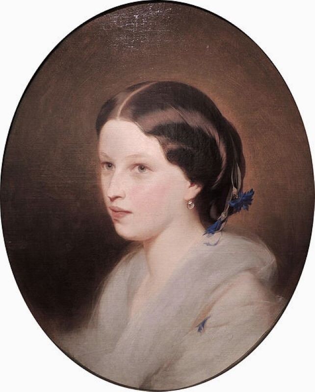 Портрет Марии Александровны Пушкиной. Художник Иван Макаров. 1849