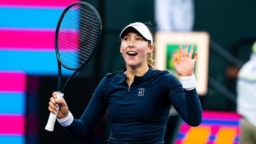     Российская теннисистка Мирра Андреева Gettyimages.ru Robert Prange / Contributor