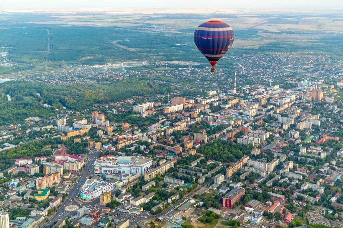 Курск с высоты птичьего полёта