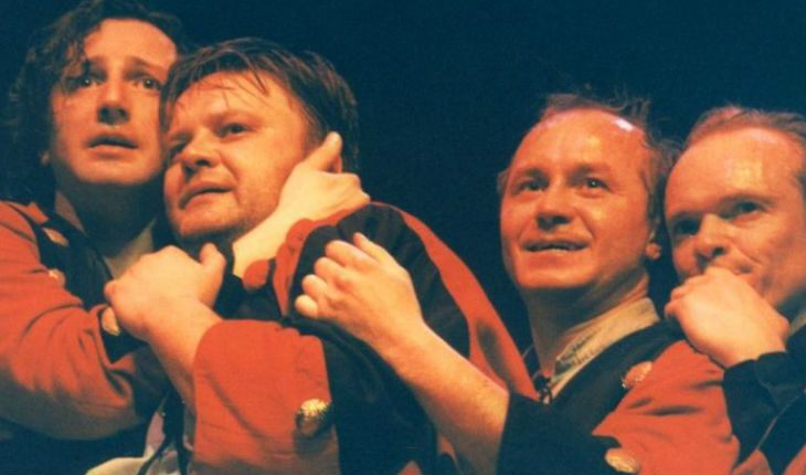 "Смертельный номер": Виталий Егоров (Белый), Сергей Беляев (Толстый), Андрей Панин (Рыжий) и Андрей Смоляков (Черный)