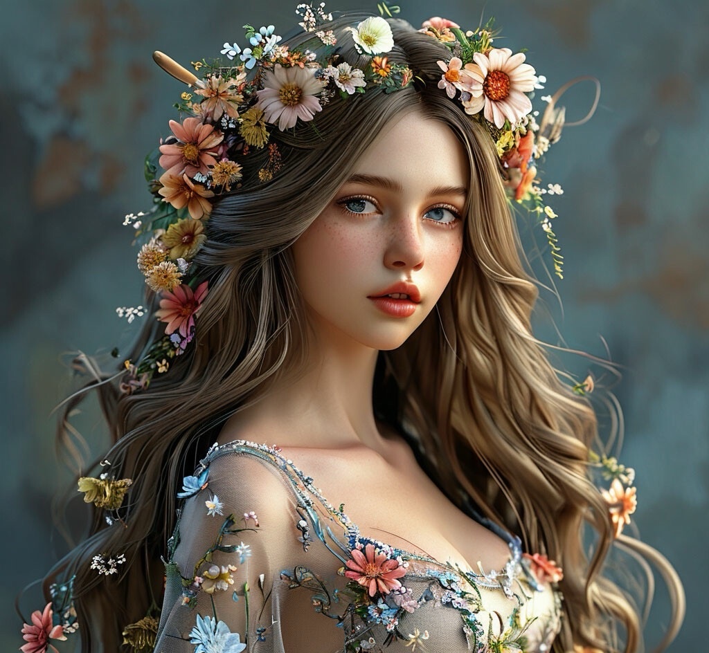 Девушка- весна.