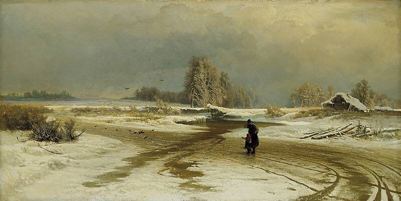 "Оттепель" Федор Васильев (1871)
