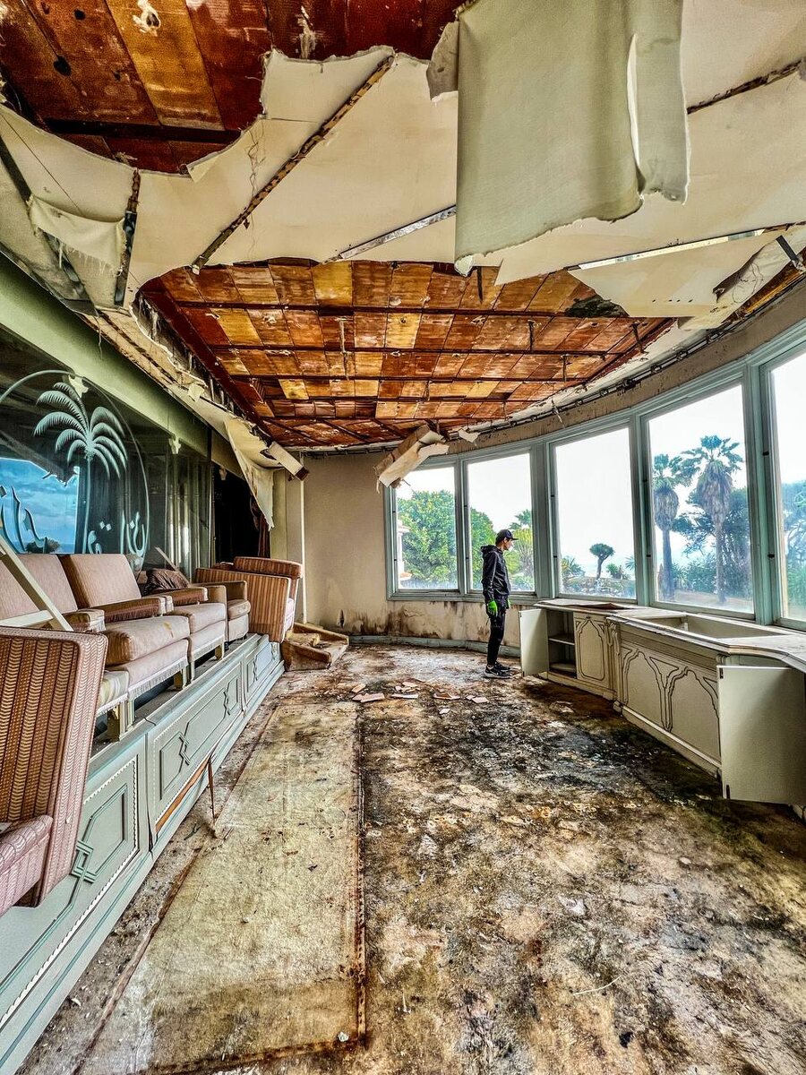 Банкетный зал. Помещение с панорамными окнами