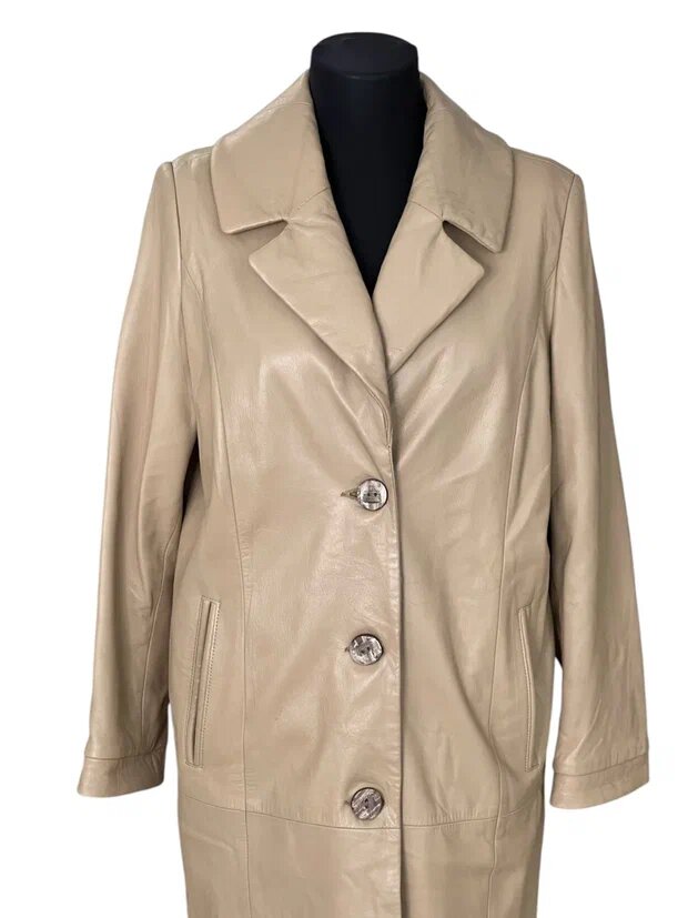 Пошив кожаной юбки из пальто. Ателье Ирины Берзиной.