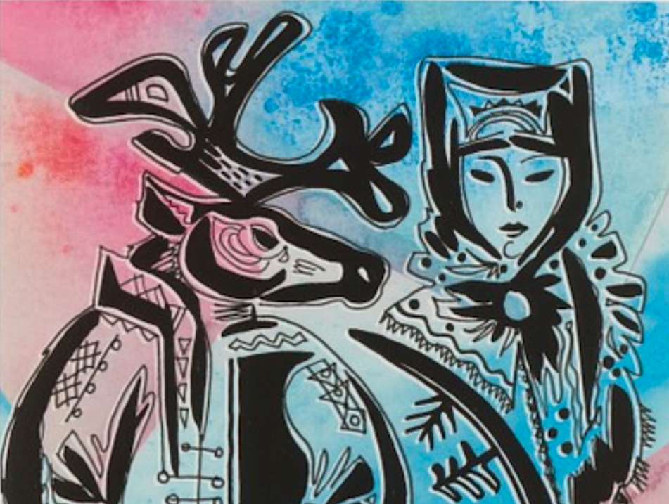 Автор: Ирина Ситдикова. Иллюстрации к изданию 2022 года и переизданию 2025-го сборника «Саамские сказки Кольской Лапландии»