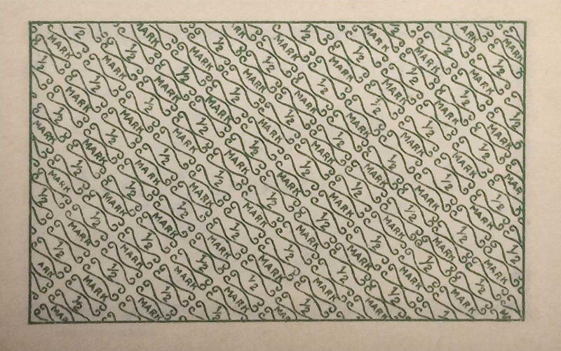 Штутгарт. 1/2 марки 1917 (реверс)