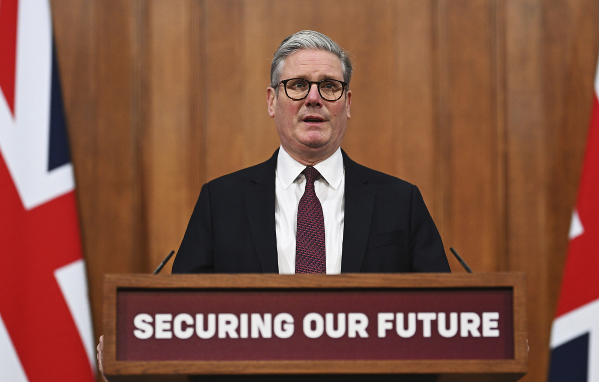    Премьер-министр Великобритании Кир Стармер  Leon Neal/Pool Photo via AP