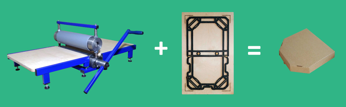 Пресс +форма= коробка!