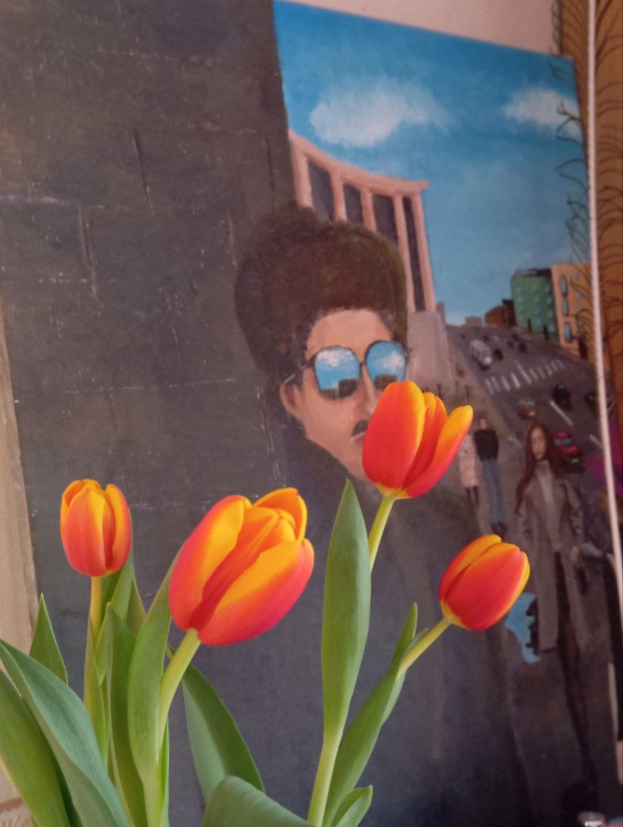 Тюльпаны живые 