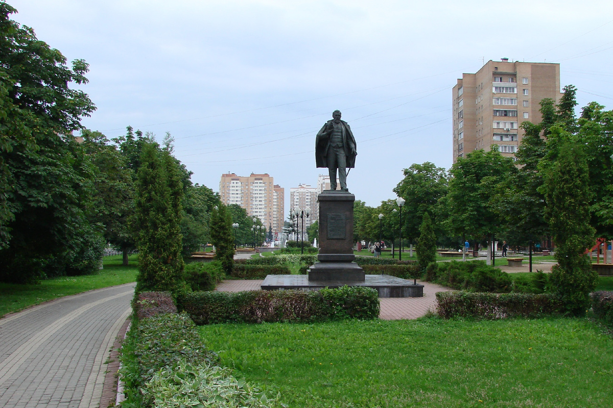 Балашиха. Памятник Д.П. Рябушинскому (фото 2019 года)