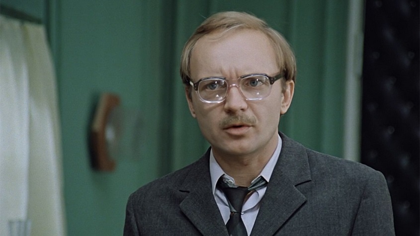 Андрей Мягков в фильме "Служебный роман", 1977 г 