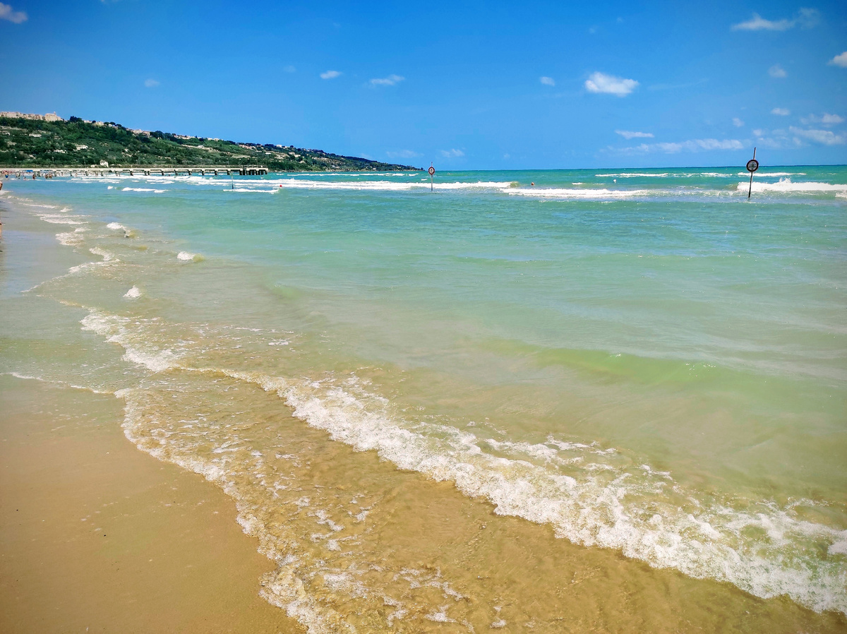 Адриатическое море в регионе Абруццо. Фото автора