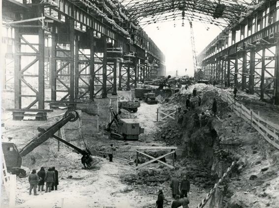 Строительство Челябинского Магнитогорского металлургического комбината