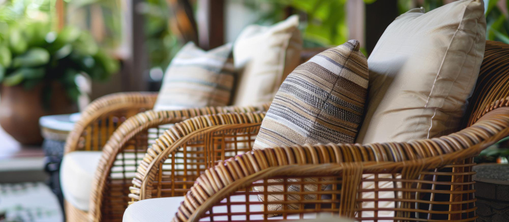 Уличная мебель из ротанга