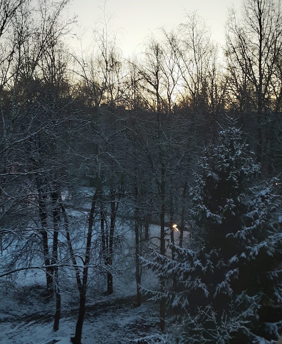 Вечер субботы.