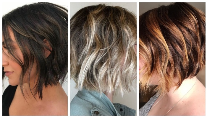 Стильная стрижка «Рваный боб»