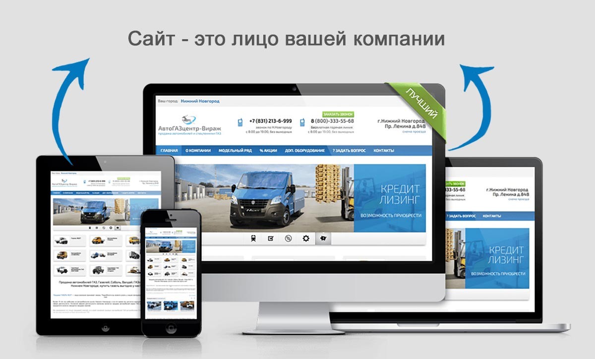 Сайт - лицо компании