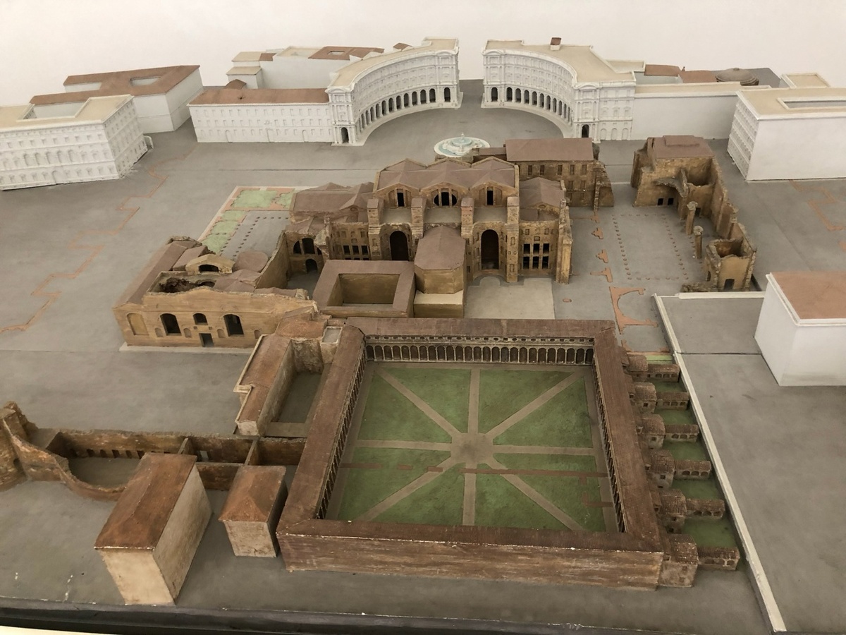 план терм Диоклетиана