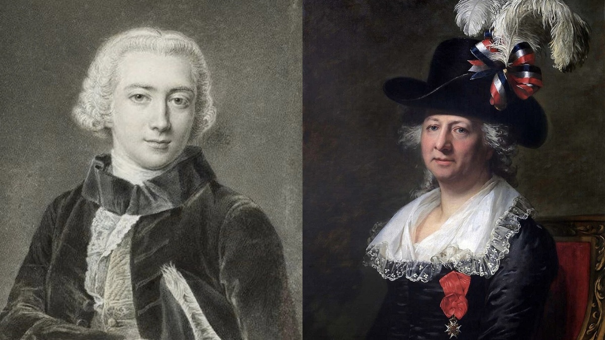 Шарль д’Эон де Бомон (слева) и мадемуазель Шаролтта де Бомон (справа). Источник: bbc.com